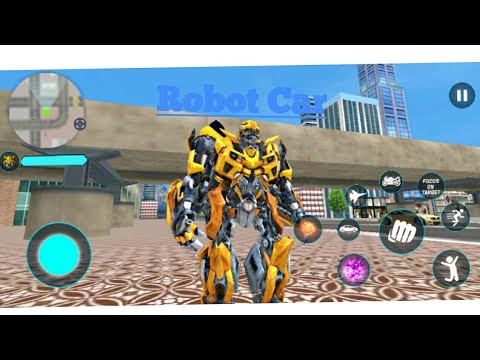 Bumblebee Multiple Transformation Jet Robot Car Game 2021 -Android Gameplay Video