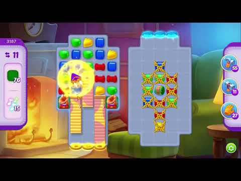 Homescapes Level 3187 Hard (No boosters) /Уровень 3187  Сложный (Без бустеров) 25.11.2022