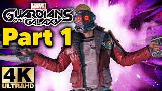 Marvel's Guardians of The Galaxy Walkthrough Gameplay Part 1 (4K 60FPS PS5) - No Commentary