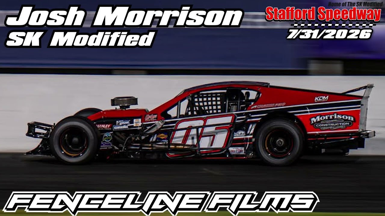Josh Morrison's SK Modified Race at Stafford Speedway