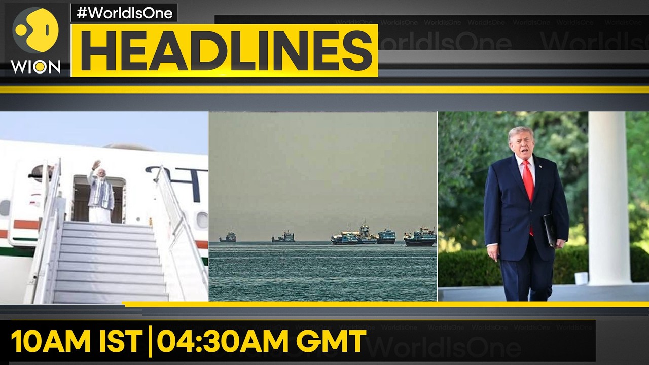 PM Modi Departs for Seychelles Visit | US and Iran Trade Fresh Military Strikes | WION Headlines