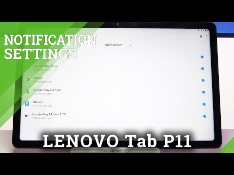 How to Turn Off Notifications in LENOVO Tab P11 – Manage Apps Notifications