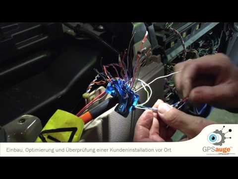 GPSoverIP Einbau Tutorial - Mercedes Actros MP4 / Mercedes LKW Telematik mit Abnahme von D8 unten*