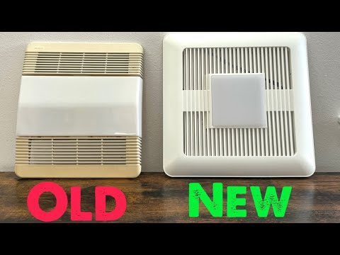 Huge Bathroom Fan Upgrade | Watt Wizard Installs Panasonic Whisper Ceiling DC Fan/Light