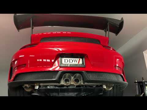 2019 Porsche GT3RS with Titanium JCR Exhaust