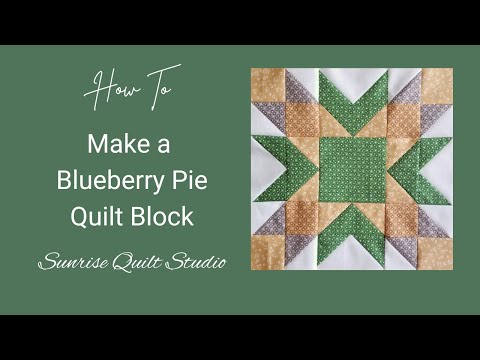 Blueberry Pie Quilt Block