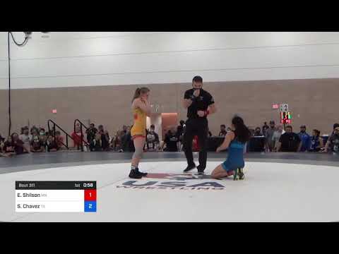 50 Kg Rr Rnd 2 - Emily Shilson, Mn Vs Samara Chavez, Tx
