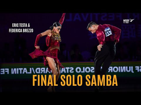 FINAL SAMBA | Eric Testa & Federica Brezzo | WDSF World Open Latin  Chengdu 2025 🇨🇳
