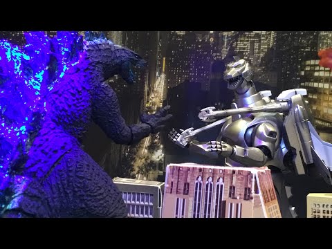 Minute Obliteration Arena: Godzilla 2021 Vs Super Mechagodzilla Stop Motion