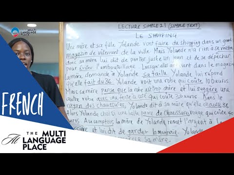 La lecture simple 21 (Simple comprehension passage 21) | FRENCH LESSON 147