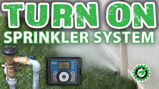DIY: How to TURN ON Sprinklers After Winter
