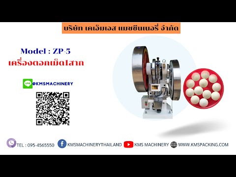 เครื่องตอกเม็ดโรตารี่ 5 สาก รุ่น ZP-5