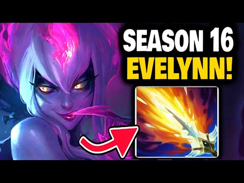 HOW to EVELYNN Jungle in SEASON 16!!!