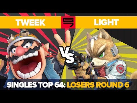 Tweek vs Light - Ultimate Singles: Top 64 Losers Round 6 - Genesis 7 | Wario vs Fox