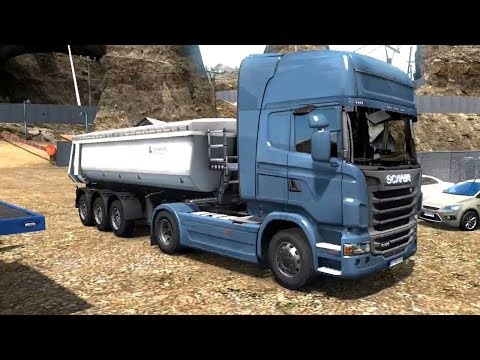 ETS 2 - Scania R420 Transporting Rocks