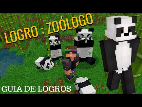 Minecraft - Logro (ZOÓLOGO) Con Semilla | Cría dos pandas con bambú | Guia de logros Pc/Xbox One/Ps4