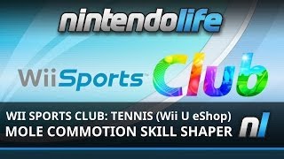 Wii Sports Club: Tennis (Wii U eShop) Mole Commotion Skill Shaper