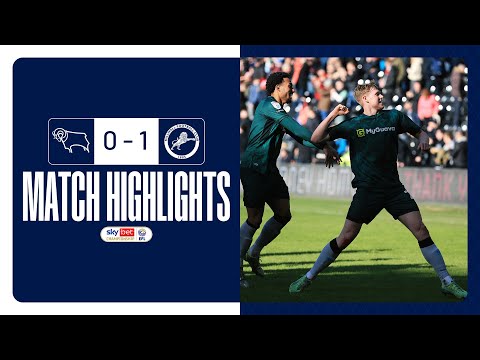 🤩 COBURN'S STOPPAGE-TIME WINNER | Derby County 0-1 Millwall | Match Highlights