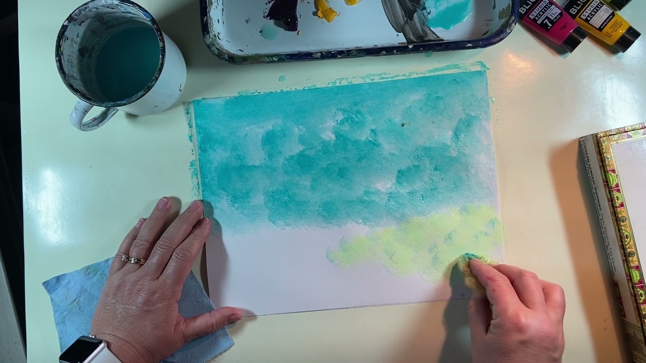 Open Studio: Sponge Painting