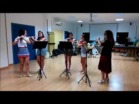 I Curso de flauta "Ciudad de Mula '17" - CUARTETO (de 5) - "Arcadie" (Berthomieu)