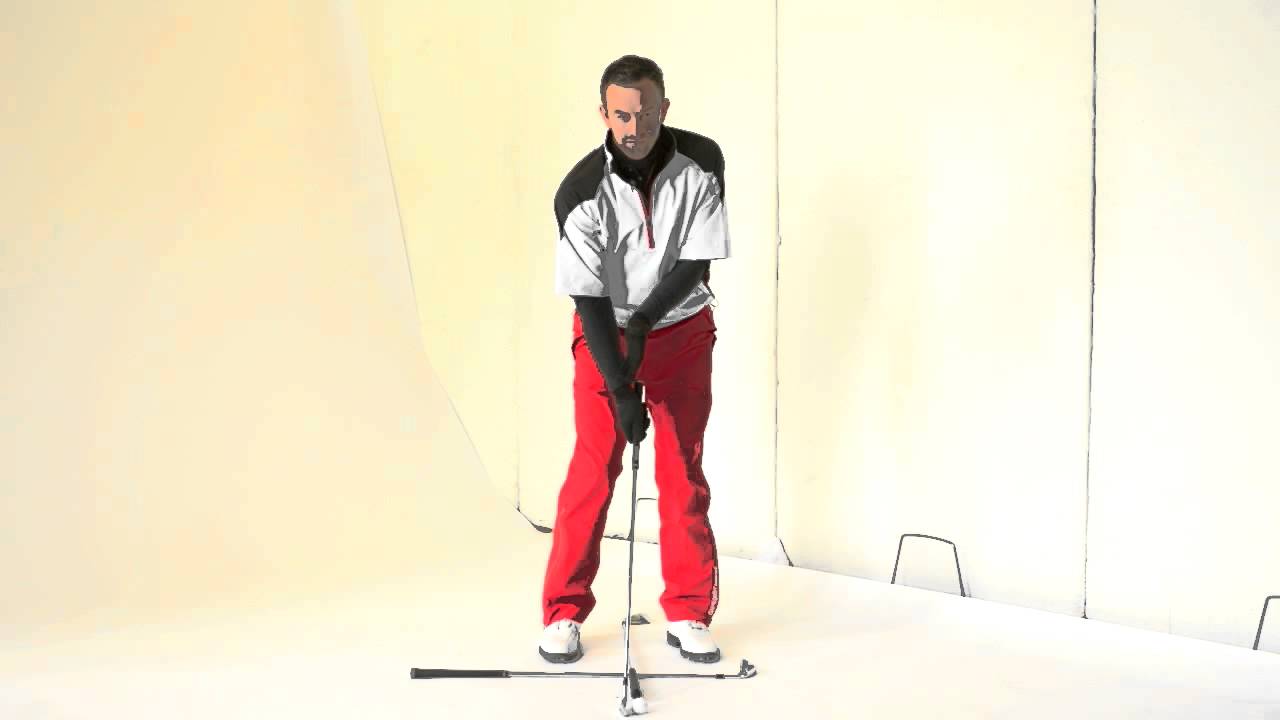 Grip, ball position & posture golf lessons - YouTube