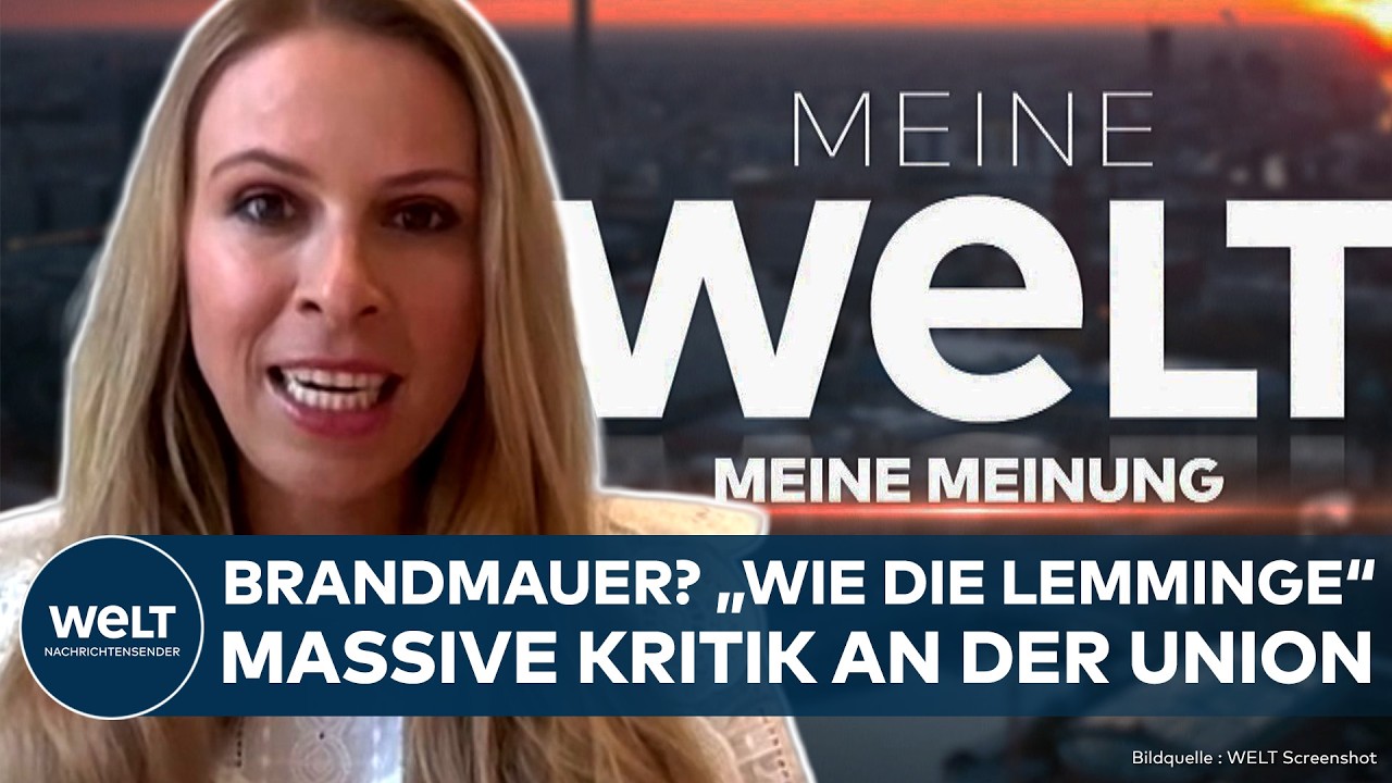 AFD: Brandmauer? „Wie die Lemminge“ Nena Brockhaus rechnet mit der Union ab | WELT Meinung