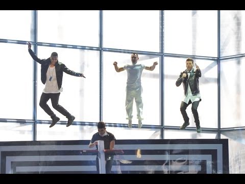 Freaky Fortune feat. RiskyKidd - Rise up - Eurovision 2014 - Second Rehearsal - GREECE