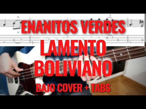 LAMENTO BOLIVIANO de Enanitos Verdes - Cover de BAJO y TABS