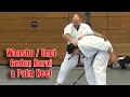 Practical Kata Bunkai Wanshu Enpi Gedan Barai And Rising Palm Heel