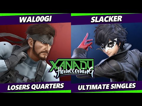 Xanadu Homecoming Top 8 - Wal00gi (Snake) Vs. Slacker (Joker) Smash Ultimate - SSBU