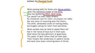 Anthem for Doomed Youth Analysis - Wilfred Owen