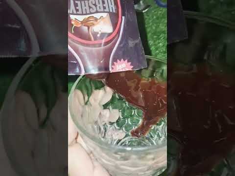 Hersheys chocolate syrup cooled coffee ☕️ 😍 #teluguvlogs #trending #short #viral