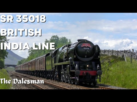 SR 35018 British India Line Storms Up To Blea Moor Tunnel - The Dalesman - 07/06/22