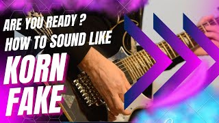 How To Sound Like KoRn - Fake Ibanez Universe UV777P Apex K7 7 string guitar cover tutorial