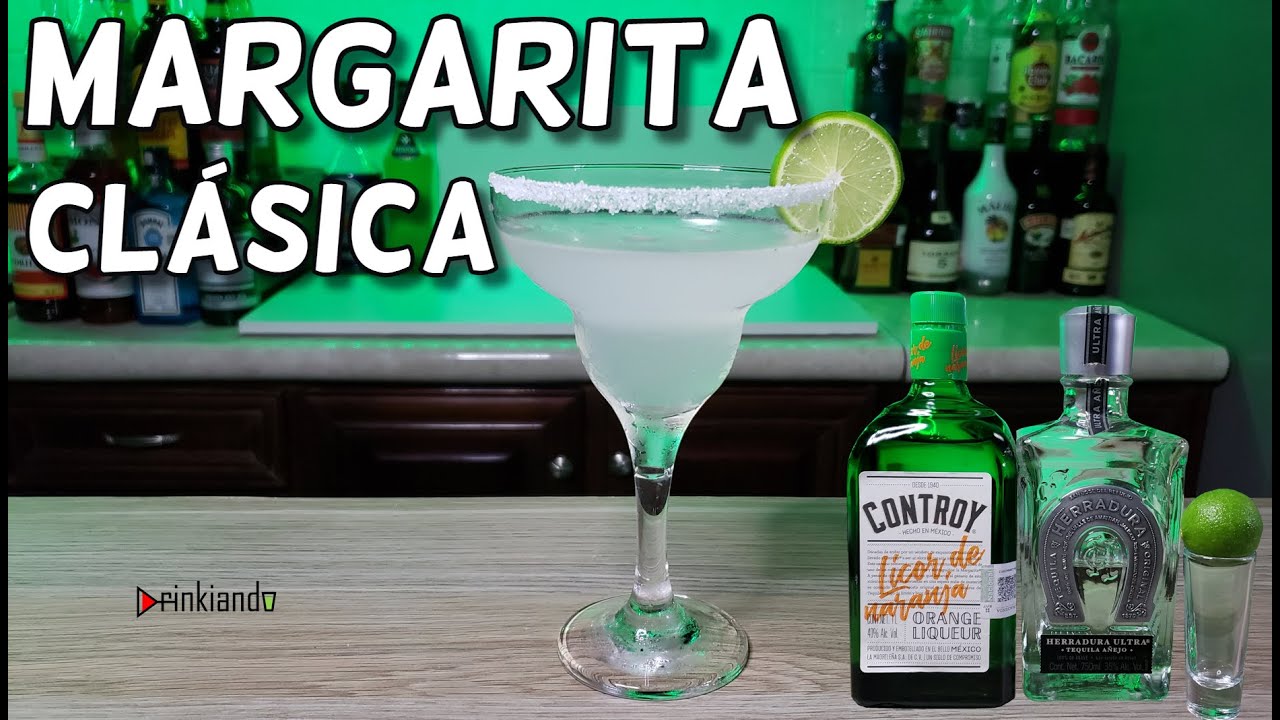 ¿Cómo Preparar LA MARGARITA CLÁSICA? 🍸 | Margarita Original | Margarita Tradicional | Drinkiando
