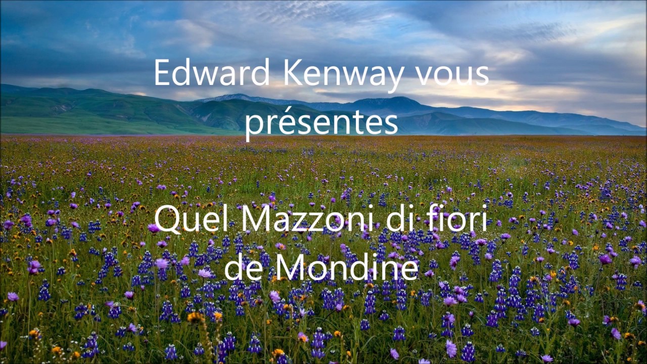 🇮🇹Quel mazzoni di fiori | Vidéo Lyric Italien | HD | Son HQ | Edward Kenway | YouTube | 2017🇮🇹