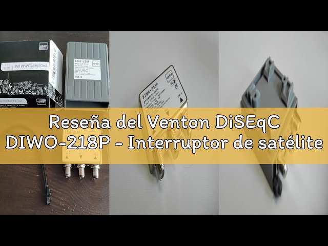 Vídeo relacionado con Premium X PXD-21 Conmutador DISEqC Interruptor 2/1 Switch protección contra la Intemperie DVB-S/DVB-S2 Sat Satellite Digital FullHD 4K