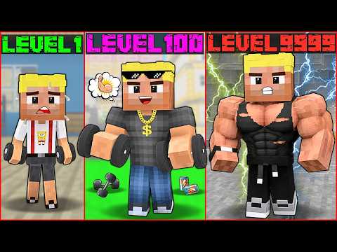 1 LEVEL VS 100 LEVEL VS 999999 LEVEL KASLI EFEKAN! 😱 -Minecraft