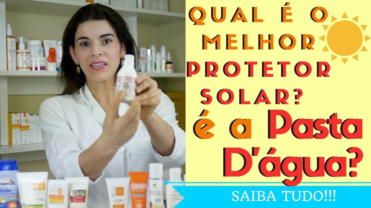 PROTETOR SOLAR CASEIRO de Pasta D'água? Escolha o melhor Protetor Solar para a sua Pele!