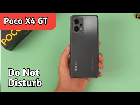 How To Enable Do Not Disturb Setting In Poco X4 GT,Dnd Setting Kaise Enable K