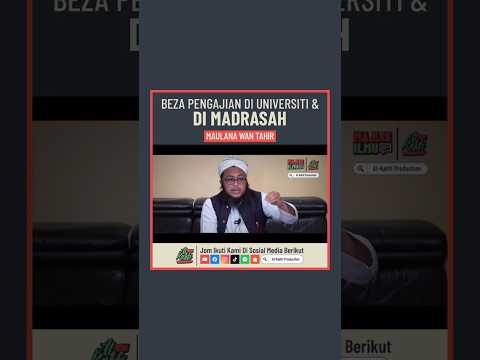Beza Pengajian Di Universiti & Di Madrasah #shopeeytdeals