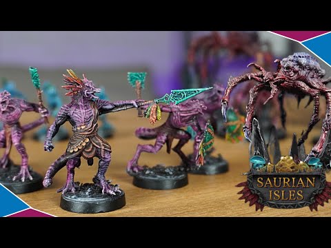 3D Printing and Painting the Lizardmen: Saurian Isles