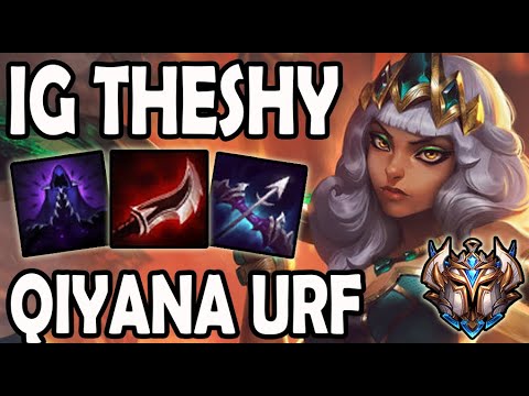 THESHY plays QIYANA in URF [ Multiple One Shots ] 44 KILLS / 19 Minutes