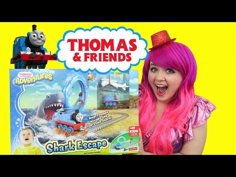 Thomas & Friends Adventures Shark Escape Track Set | TOY REVIEW | KiMMi THE CLOWN Video