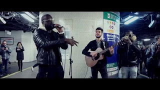 Maître GIMS - Concert surprise dans le métro Châtelet-Les-Halles