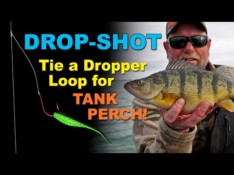 How to Tie the Drop Shot - Dropper Loop Knot (for Perch, Bass and Walleye)