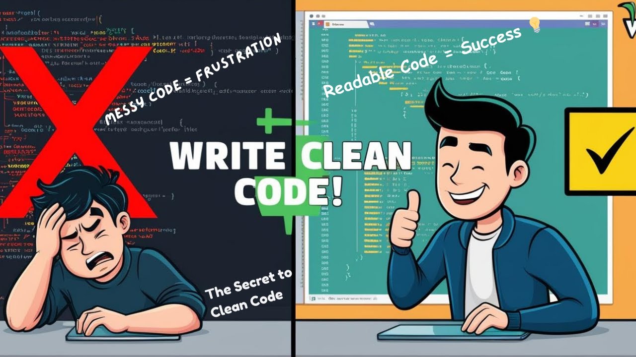 🔥3 Laws of Clean Code Every Developer Must Follow! #ReadableCode #CleanCode #coding  #programming