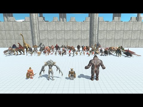 GORO ,GHOR HAMMER,SCOURGE & ACHILLES VS FACTION - Animal Revolt Battle Simulator