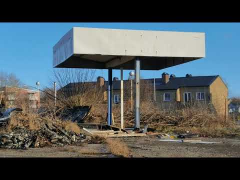 MACKEN som brann upp vid ISHALLEN i KALLINGE - 2022-01-11 (ödetomt) - Huawei P40 Pro