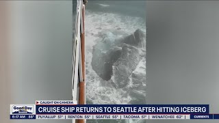 Cruise ship returns to Seattle after hitting an iceberg | FOX 13 Seattle